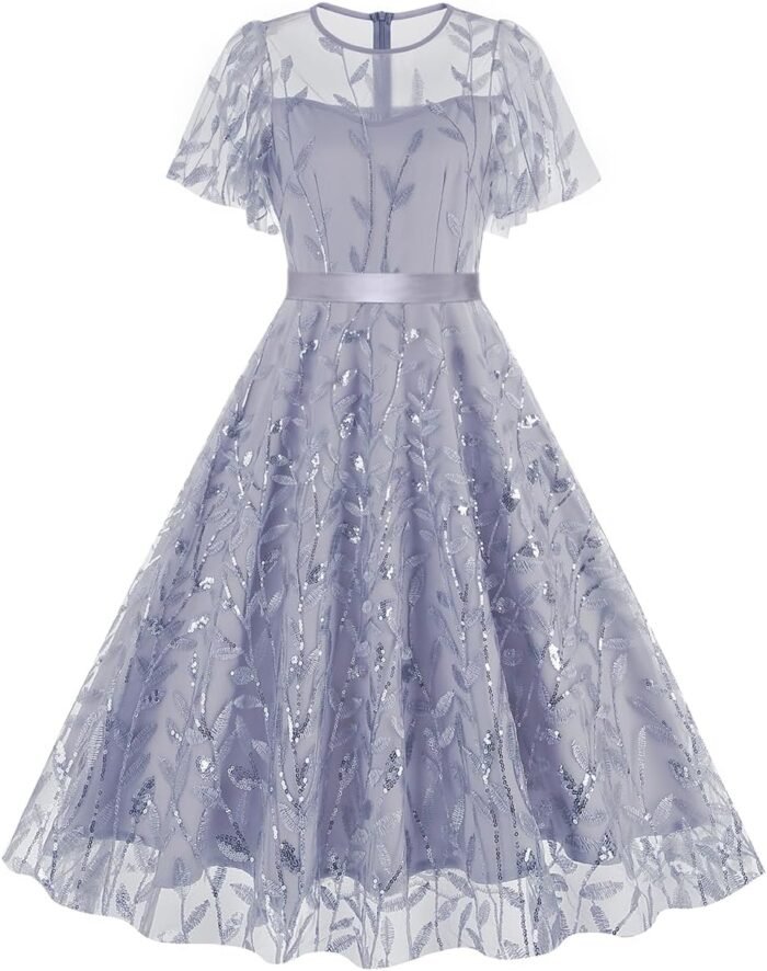 Girls’s Fifties Classic Floral E…