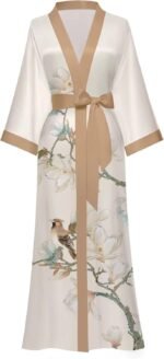 🔹 elegant silk robe