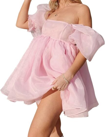 fluffy evening dresses