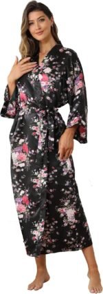 🔹 high-end chiffon robe.