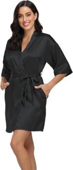 🔹 elegant silk robe