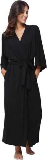 🔹 high-end chiffon robe.