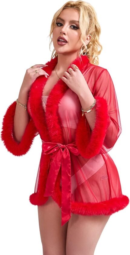 🔹 elegant bathrobe