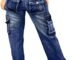 womenʼs low-waisted jeans