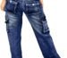 womenʼs low-waisted jeans