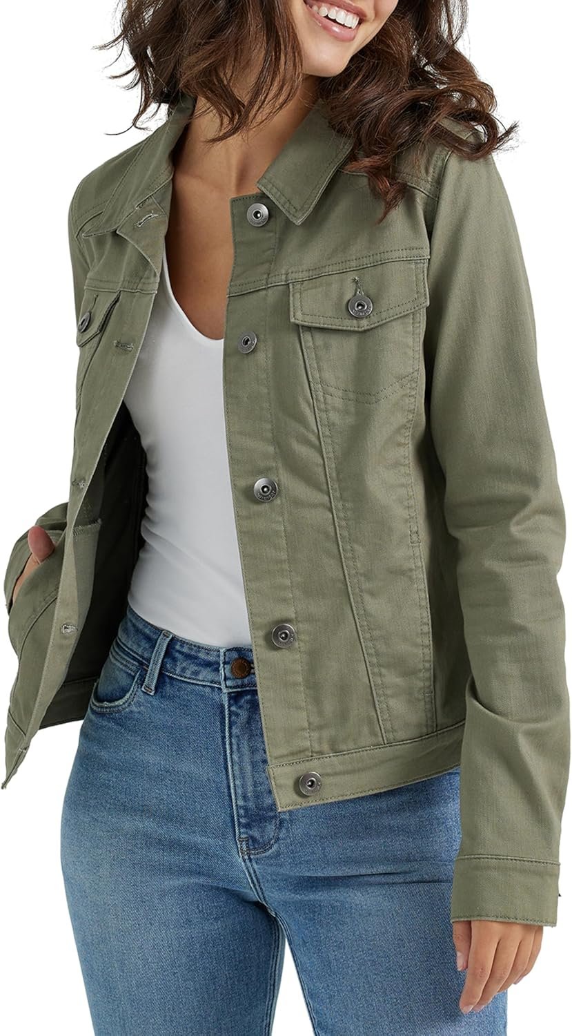 Wrangler Authentics Girls’s Stretch Denim Jacket Wrangler Authentics Girls’s Stretch Denim Jacket