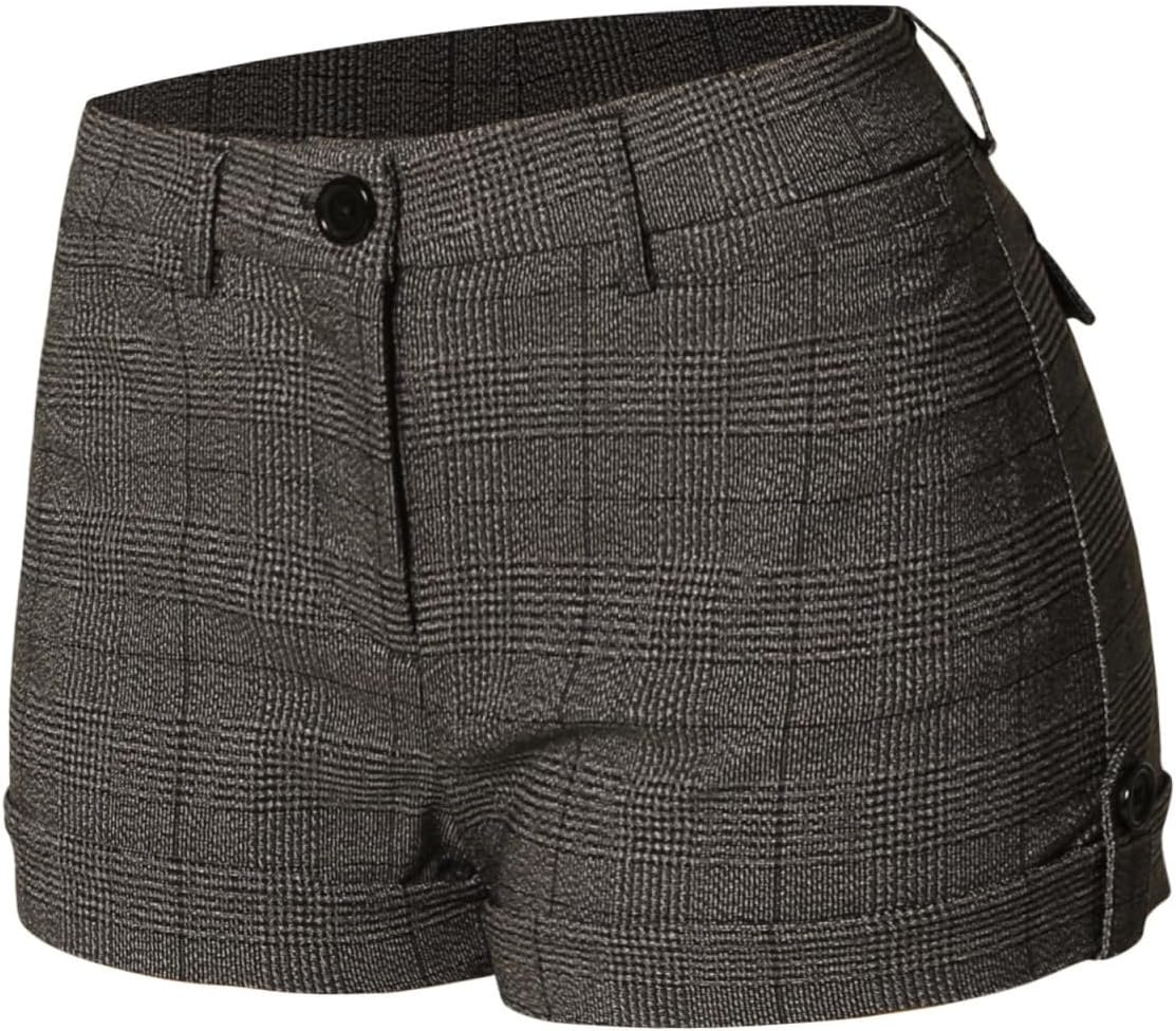 Design by Olivia Girls’s Physique Enhancing Consolation Trendy Metropolis Cuffed Quick with Pockets