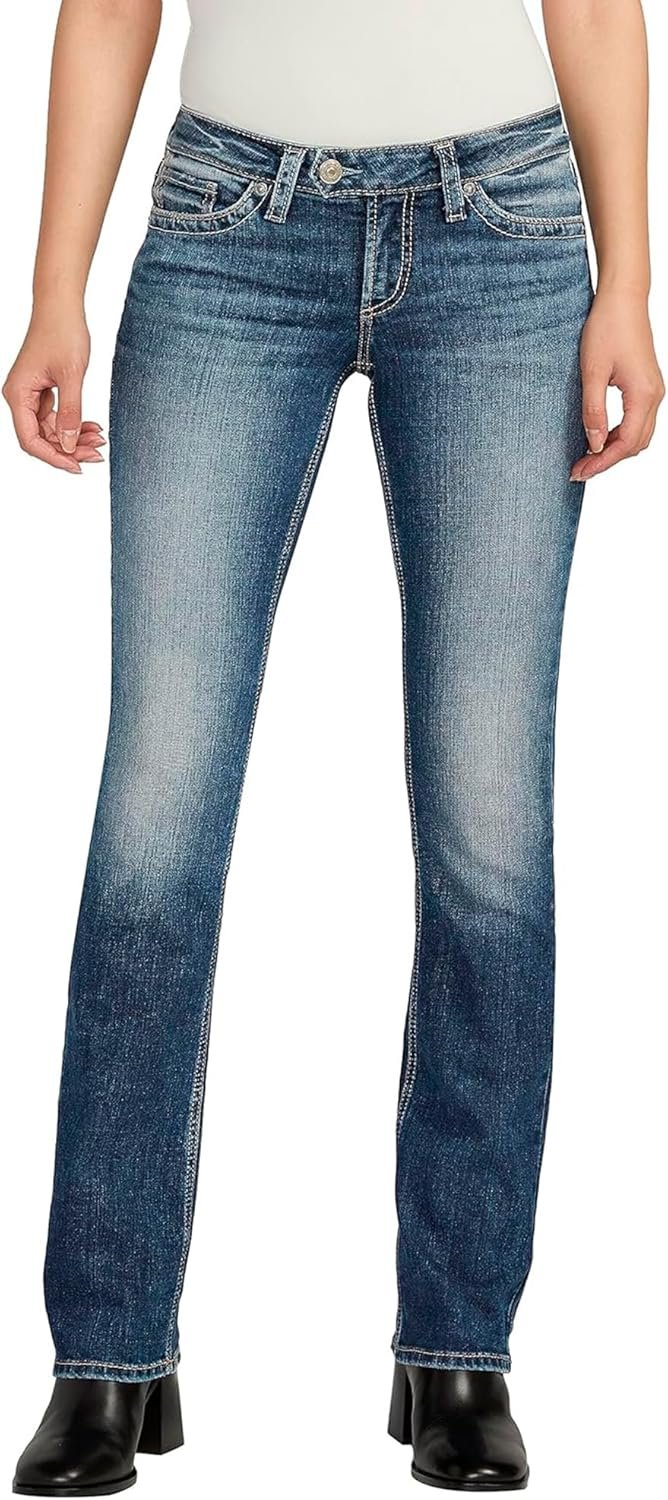 Silver Denims Co. Girls’s Tuesday Low Rise Slim Bootcut Denims Silver Denims Co. Girls’s Tuesday Low Rise Slim Bootcut Denims