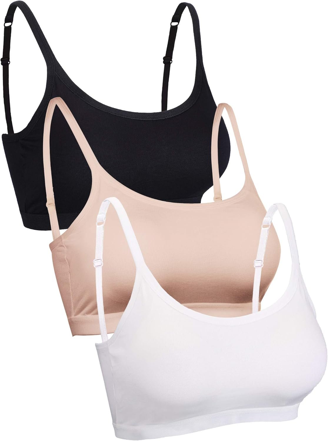 Blulu Mini Camisole Bra Wi-fi Padded Bra with Adjustable Straps for Girls Women Blulu Mini Camisole Bra Wi-fi Padded Bra with Adjustable Straps for Girls Women