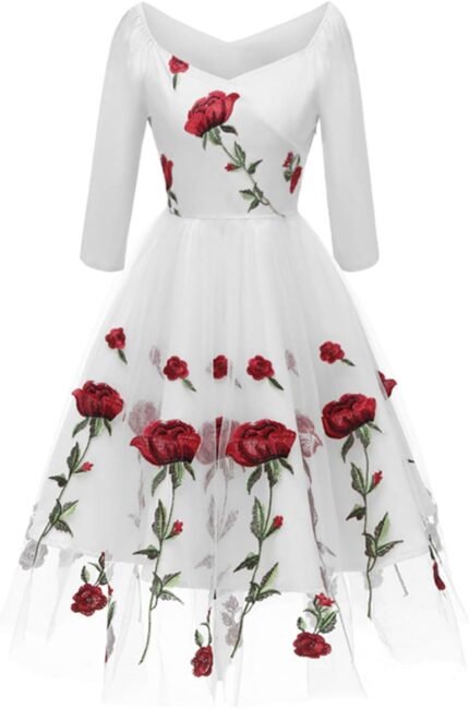 Girls Classic Off Shoulder Ros…