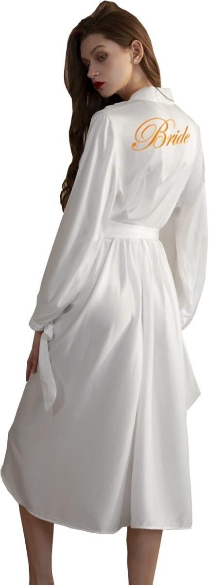 🔹 high-end chiffon robe.
