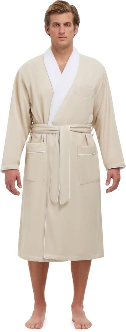 🔹 high-end chiffon robe.