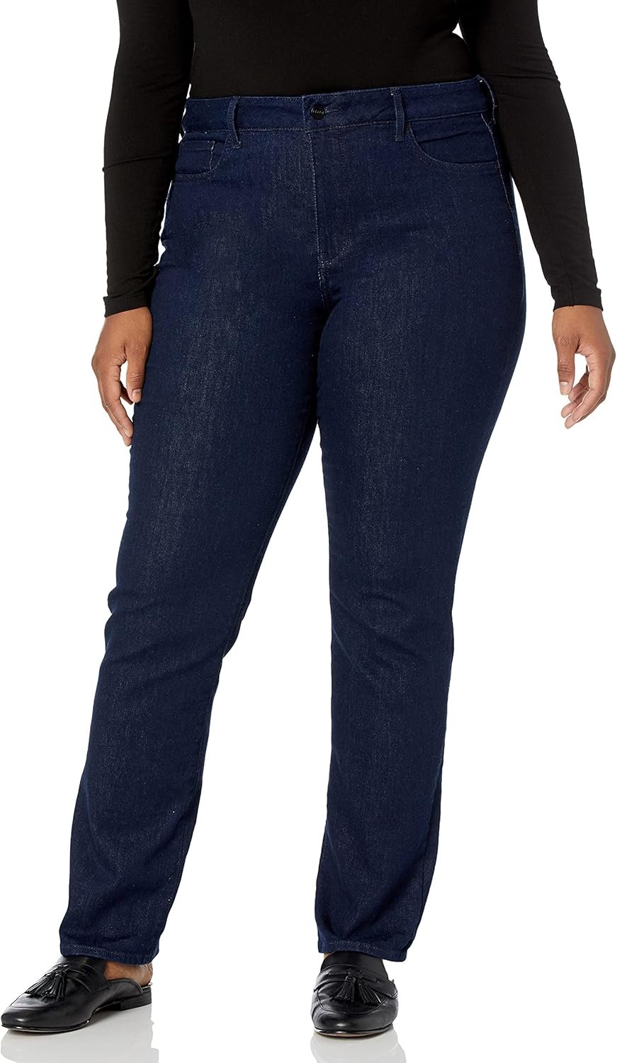 NYDJ Girls’s Plus Measurement Marilyn Straight Ankle Denims | Slimming & Flattering Match