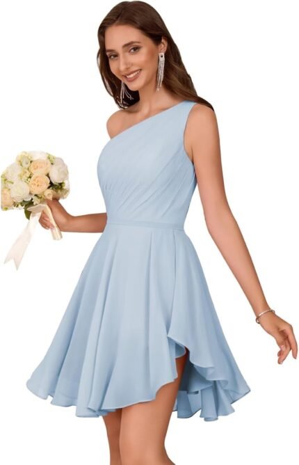 One Shoulder Quick Bridesmaid …