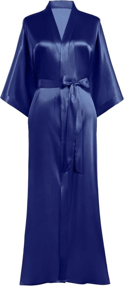 🔹 high-end chiffon robe.