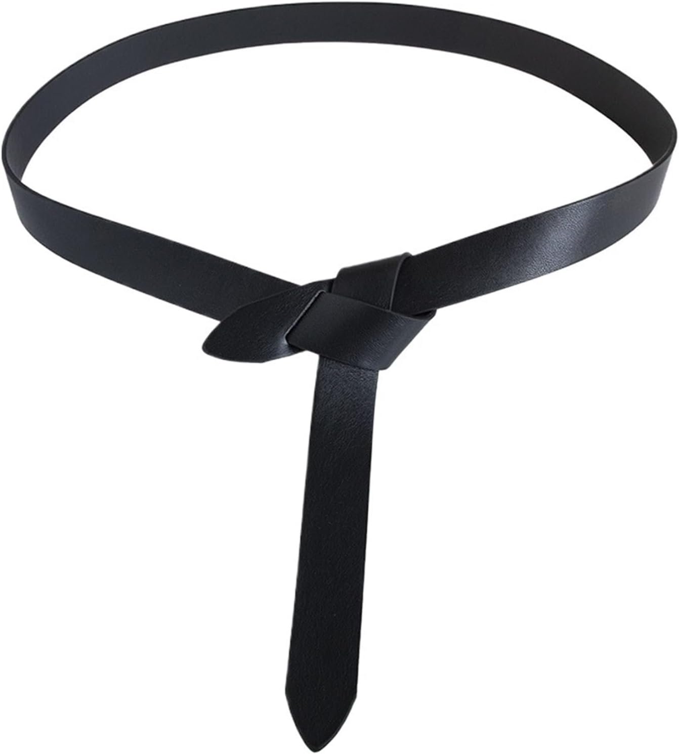 Knot Belts For Ladies Delicate Fake Leather-based Belt Style Tie Belts For Ladies Wrap Belt For Denims Pants Costume