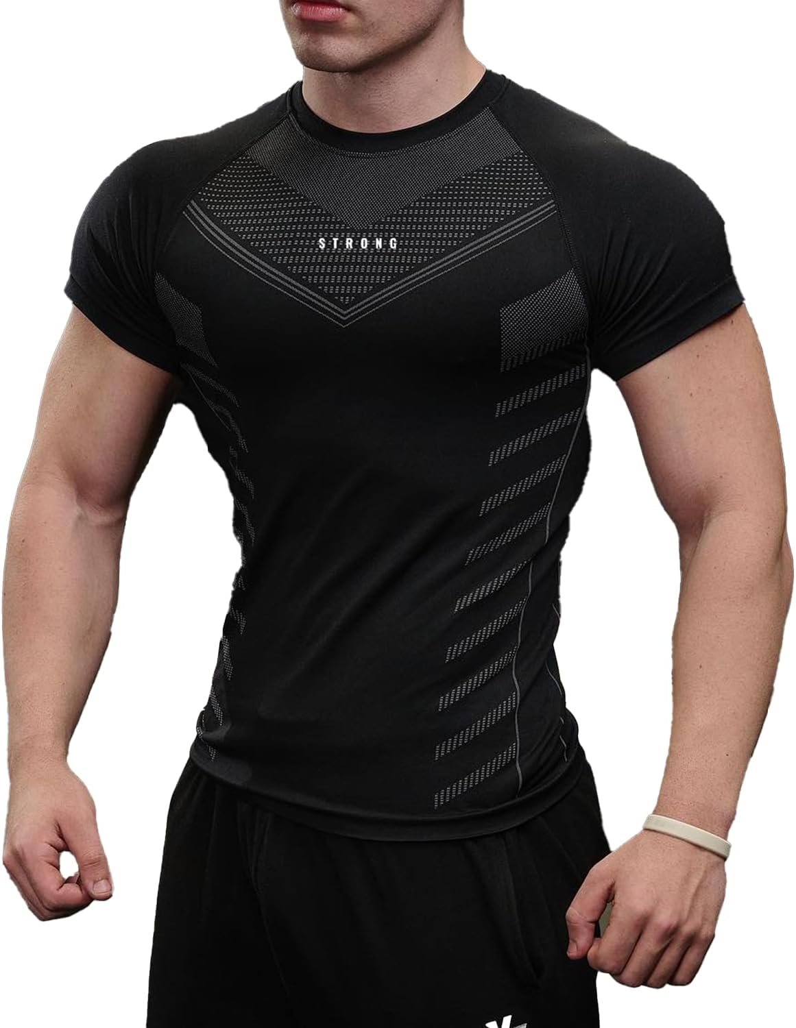 Males’s Compression Shirt – Brief Sleeve Elastic T-Shirt Health club Exercise Tops Males’s Compression Shirt – Brief Sleeve Elastic T-Shirt Health club Exercise Tops