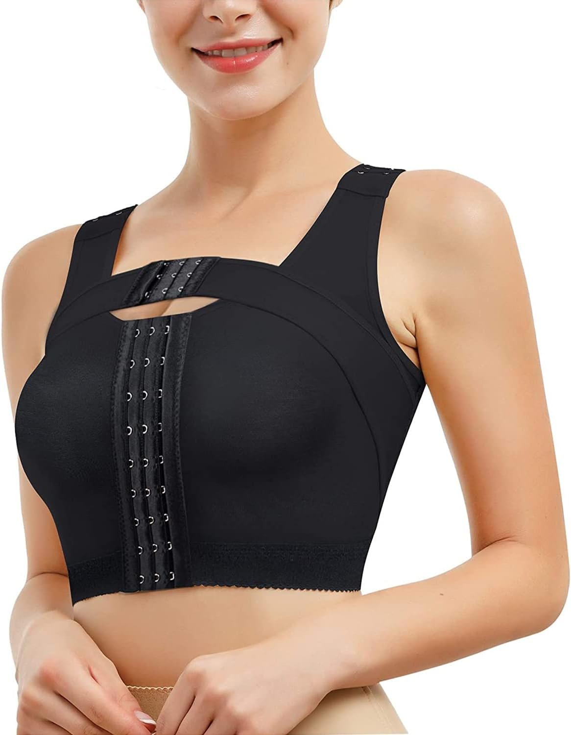 RDSIANE Put up-Surgical procedure Entrance Closure Bra for Girls Posture Corrector Compression Shapewear Tops with Breast Assist Band… RDSIANE Put up-Surgical procedure Entrance Closure Bra for Girls Posture Corrector Compression Shapewear Tops with Breast Assist Band…