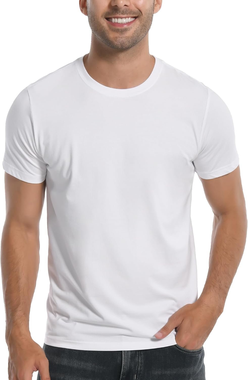 Pioneer Camp Mens Bamboo Viscose T Shirt Extremely Mushy Plain Tshirts for Males Cooling Crew Neck Informal Primary Tee Shirt Undershirt Pioneer Camp Mens Bamboo Viscose T Shirt Extremely Mushy Plain Tshirts for Males Cooling Crew Neck Informal Primary Tee Shirt Undershirt