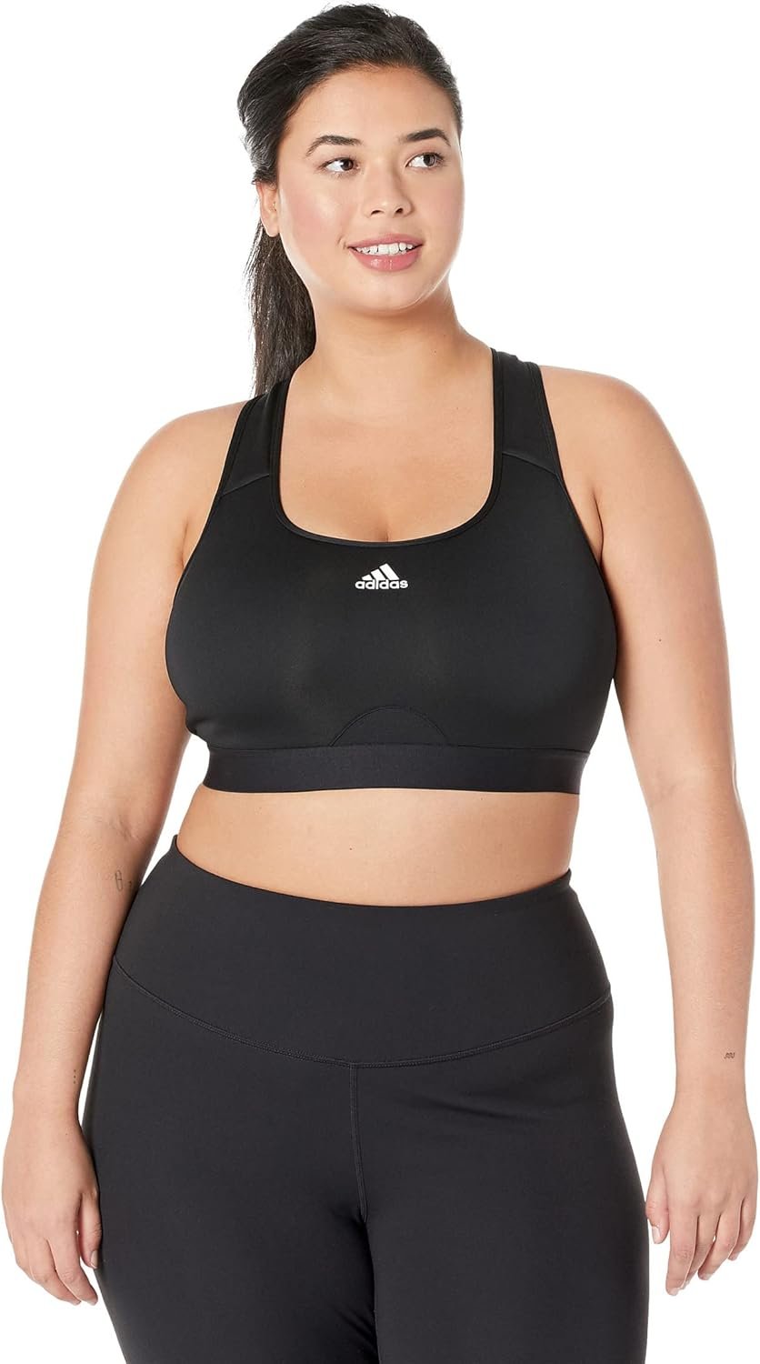 adidas Ladies’s Coaching Medium Assist Good Degree Bra Padded adidas Ladies’s Coaching Medium Assist Good Degree Bra Padded