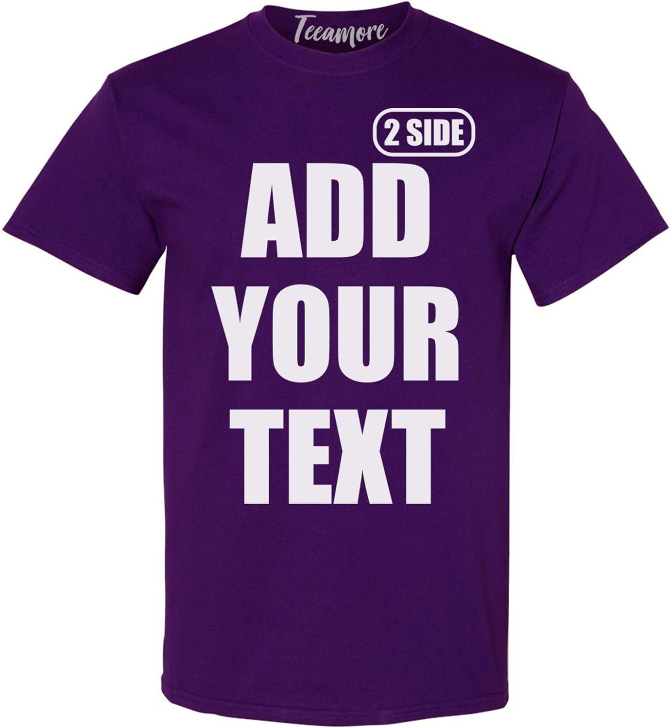 Customized T Shirt for Males Ladies Add Your Textual content Design Your Personal Entrance Again Facet T-Shirt Customized T Shirt for Males Ladies Add Your Textual content Design Your Personal Entrance Again Facet T-Shirt
