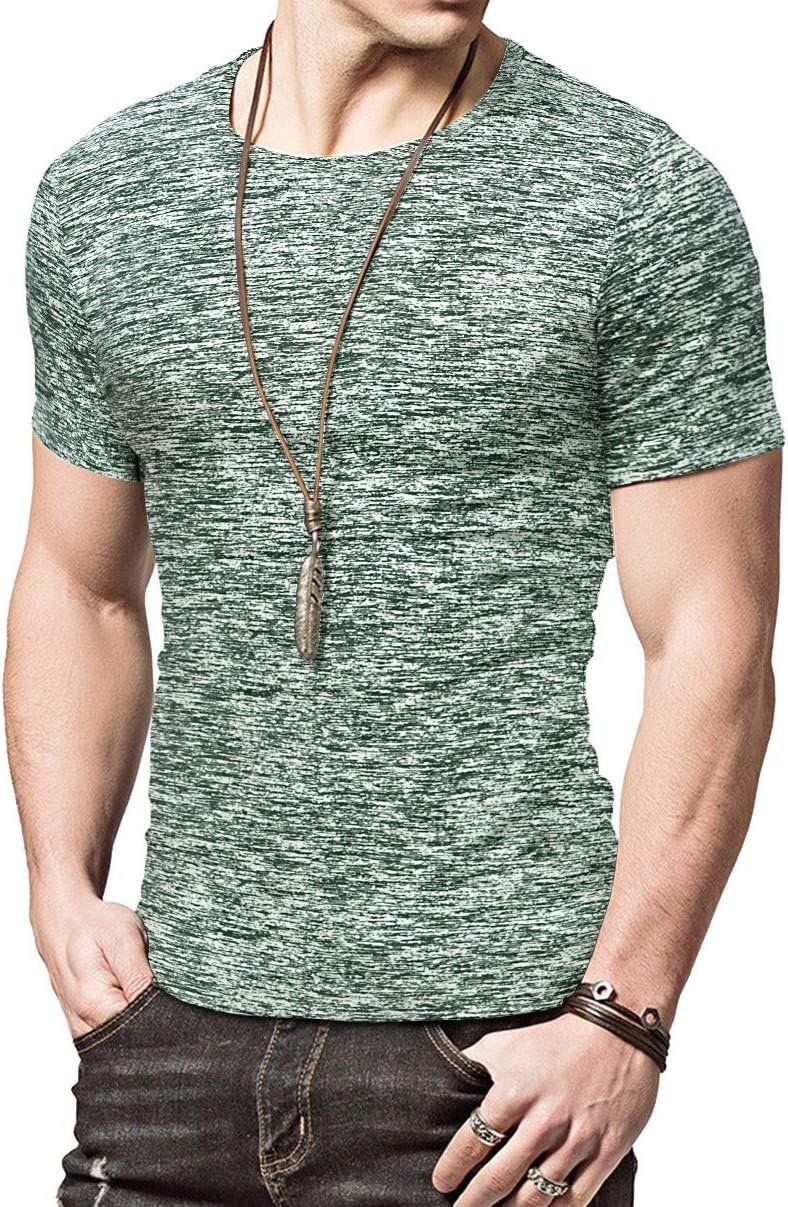 KUYIGO Mens Energetic T Shirts Sports activities Operating Shirt Gymnasium Exercise Fast Dry Crew Neck Printing Tee Tops KUYIGO Mens Energetic T Shirts Sports activities Operating Shirt Gymnasium Exercise Fast Dry Crew Neck Printing Tee Tops