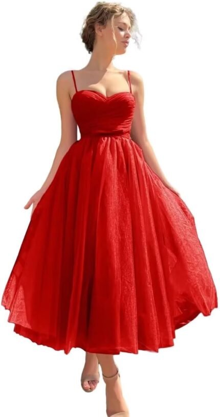 red evening dresses