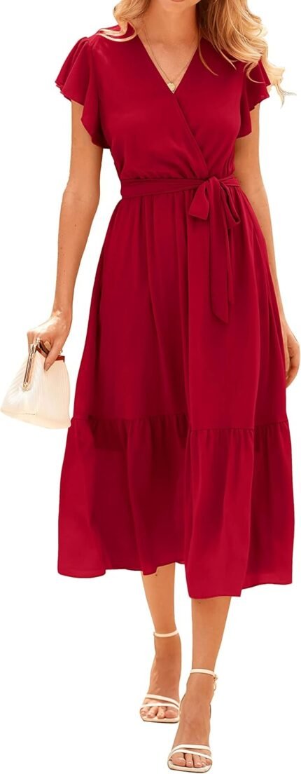 red evening dresses
