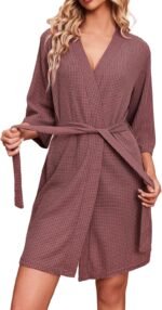 🔹 high-end chiffon robe.