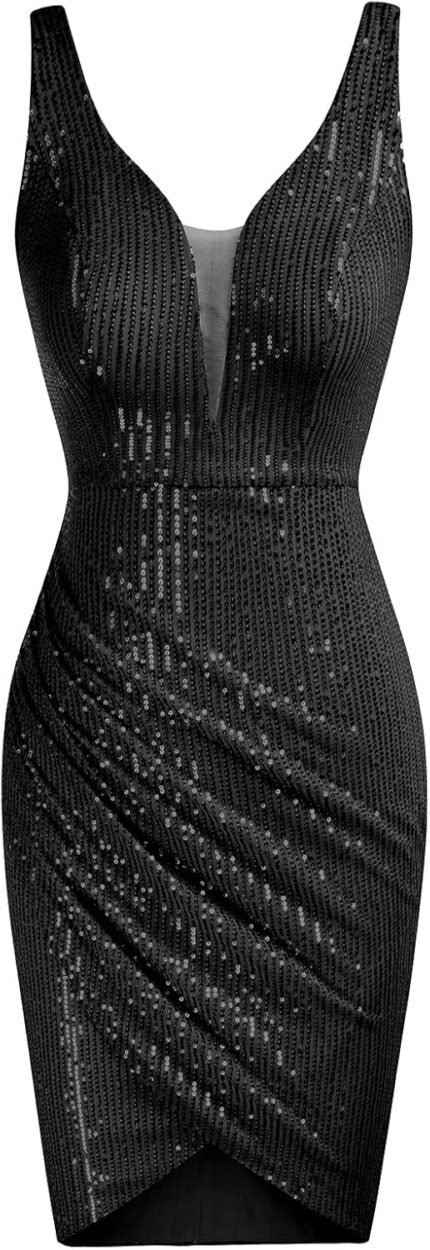 GRACE KARIN Ladies Deep V Neck …