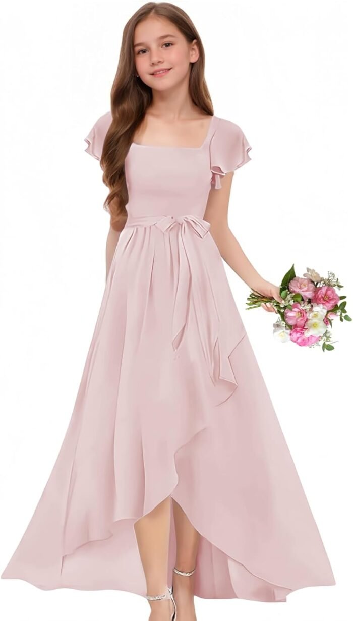 Junior Bridesmaid Gown Lengthy w…