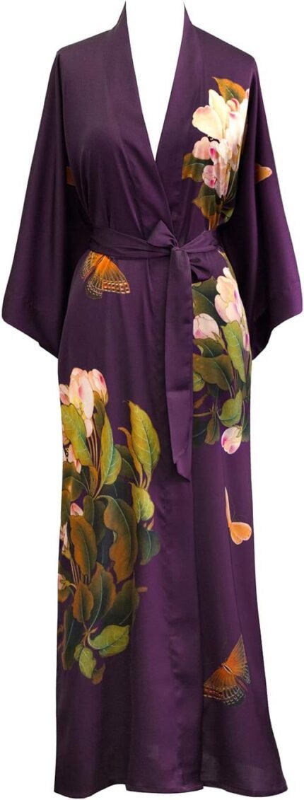 🔹 high-end chiffon robe.