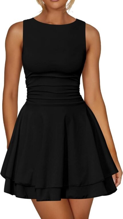 Kaximil Girls’s Ruffle Hem Boa…