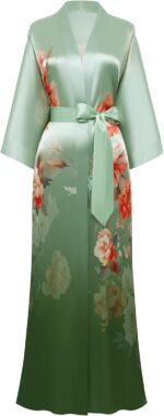 🔹 high-end chiffon robe.