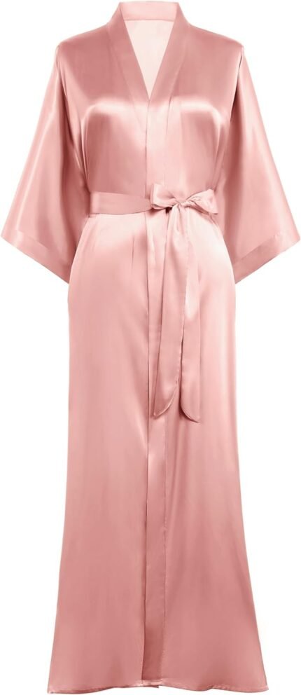 🔹 high-end chiffon robe.