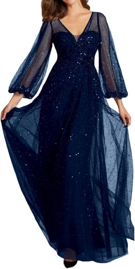 Tulle Mom of The Bride Dres…