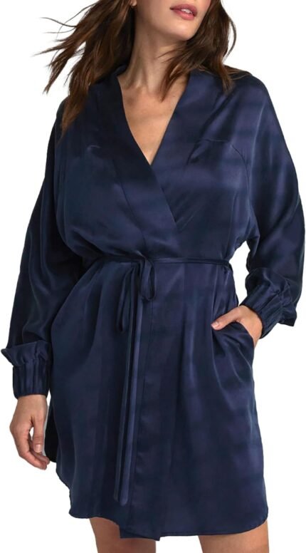 Washable Silk Gown – Thermoregulating Silk Robes for Girls – Luxurious Mulberry Cloth in A number of Colours and Sizes