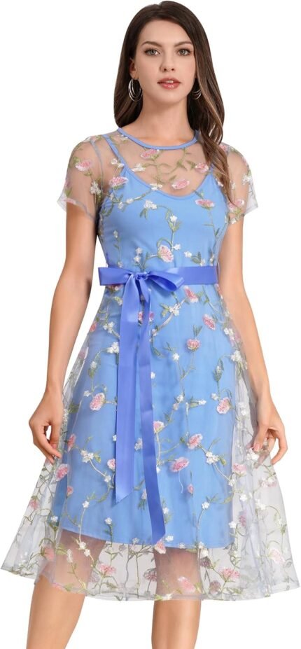 Girls Quick Sleeve 2 Piece Flo…