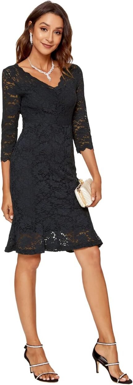 lace evening dresses