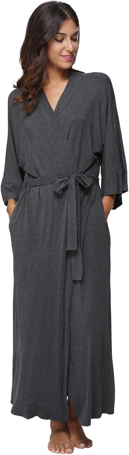 Ladies’s Tender Robes Lengthy Tub Robes Full Size Kimonos Sleepwear Dressing Robe,Strong Colour