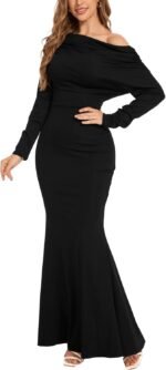 long sleeve evening dresses