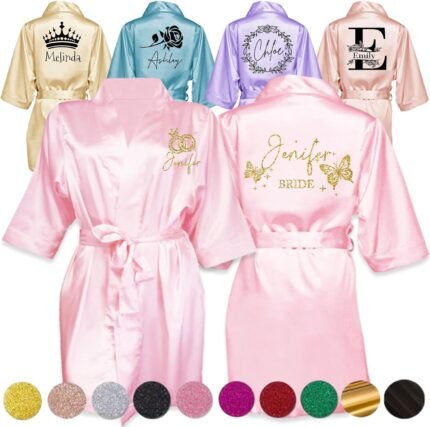 🔹 elegant silk robe