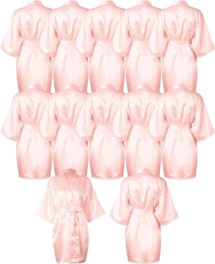 🔹 high-end chiffon robe.