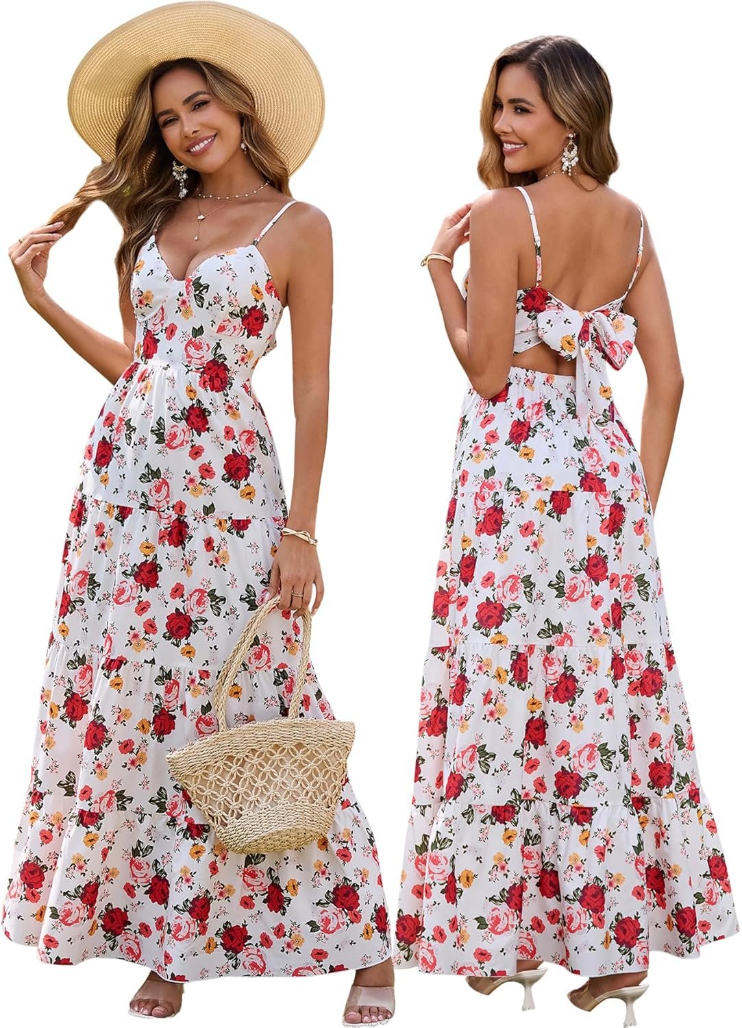 HTZMO Ladies Informal Summer season Flor… HTZMO Ladies Informal Summer season Flor…
