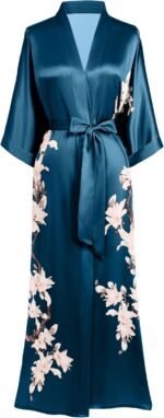 🔹 soft satin robe