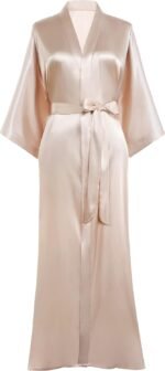 🔹 high-end chiffon robe.