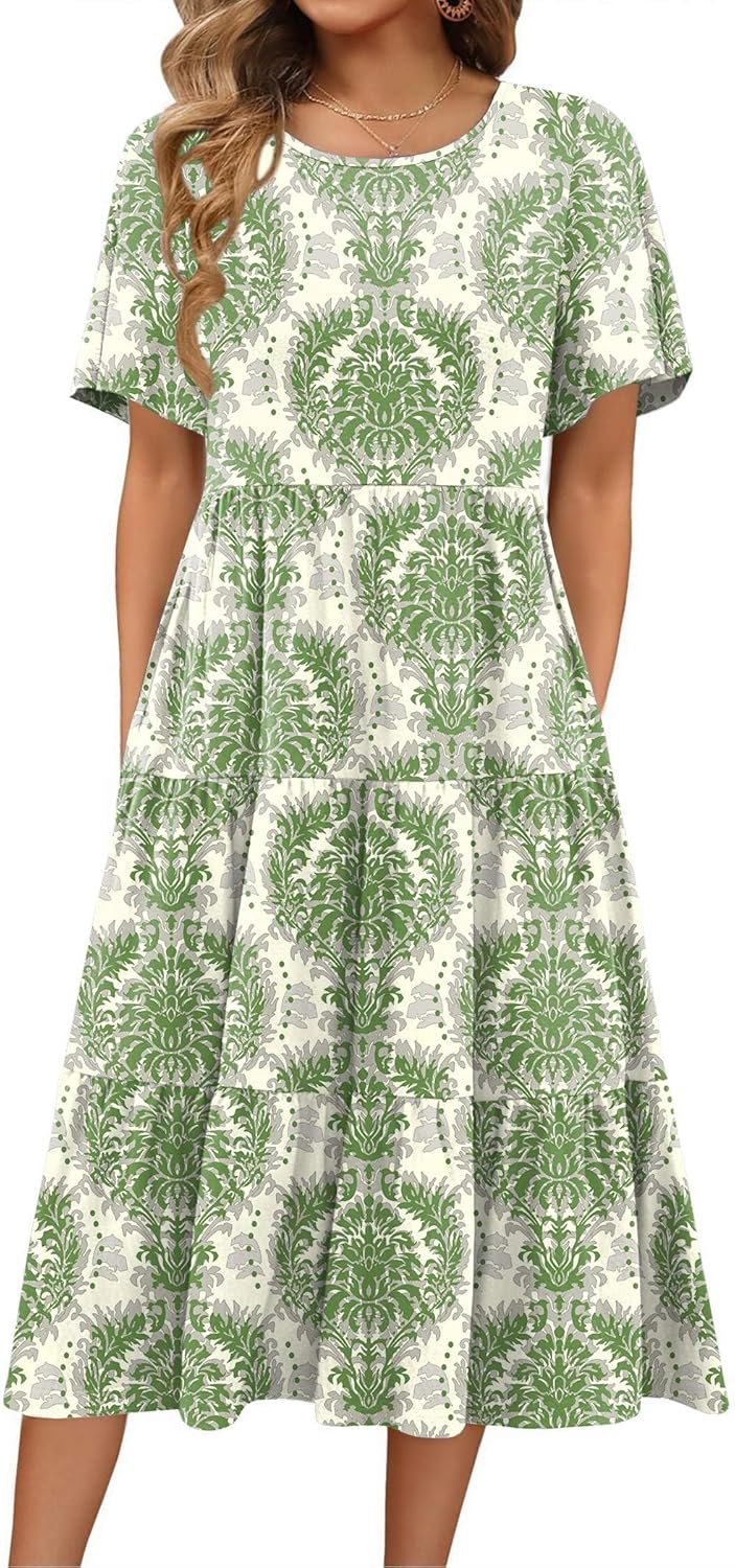 Zeagoo Ladies’s Summer time Gown Mi… Zeagoo Ladies’s Summer time Gown Mi…