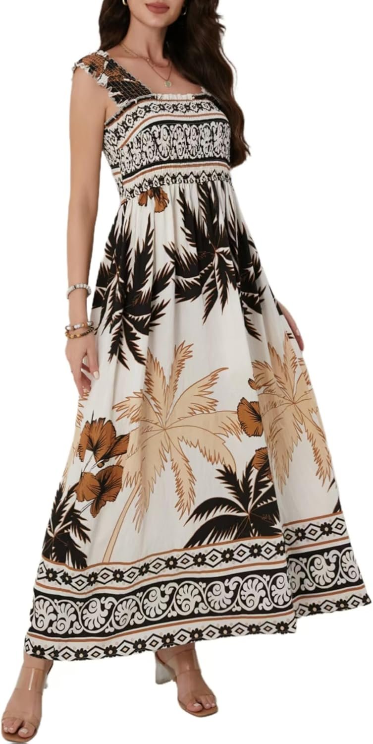 Girls Summer season Boho Maxi Gown C… Girls Summer season Boho Maxi Gown C…