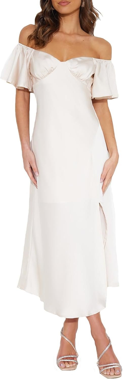 2025 Summer season Girls’s Satin Off … 2025 Summer season Girls’s Satin Off …