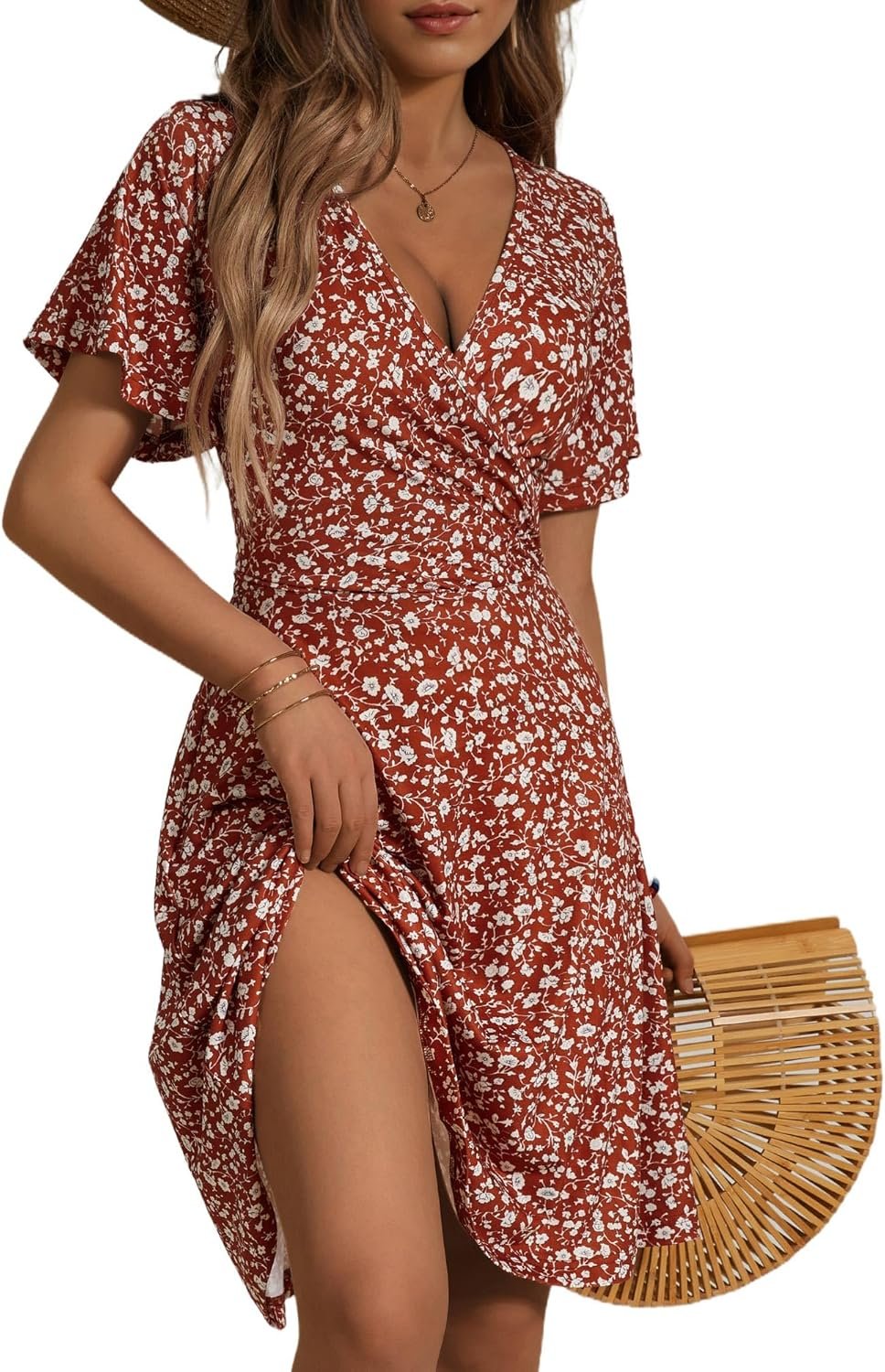 FENSACE Womens Sundress Summer season FENSACE Womens Sundress Summer season
